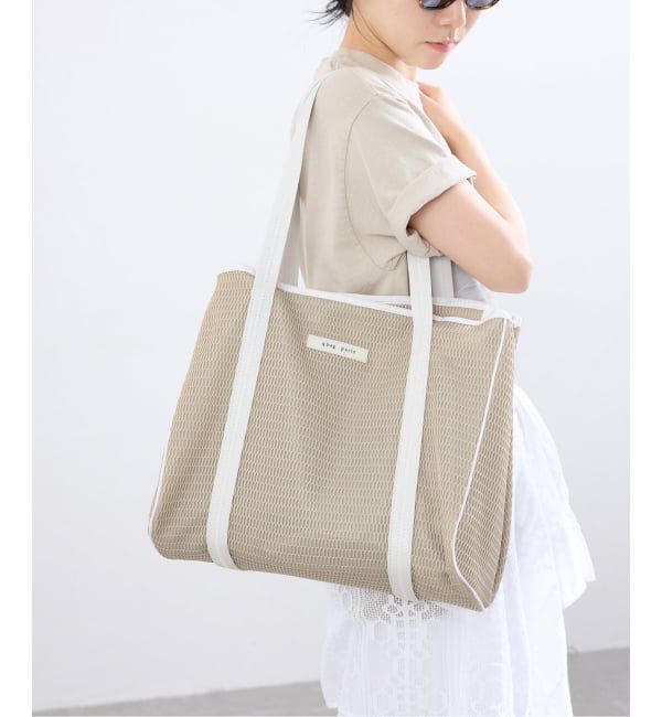 IENA「qbag paris/キューバッグ パリ NEST ZIP L バッグ」|トートバッグ|