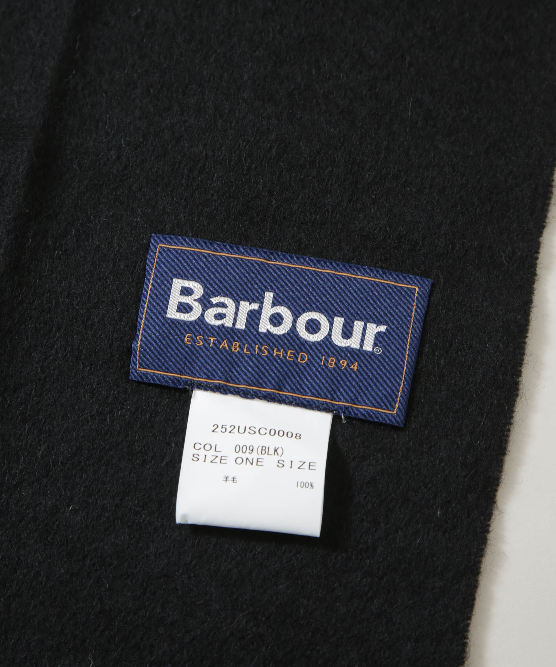 NANO universe「Barbour/BARBOUR PLAIN LAMBSWOOL SCARF」|マフラー|