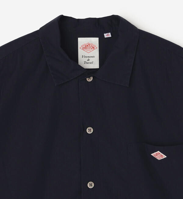 DANTON「DANTON | コットンポプリン 半袖ワークシャツ SOLID MEN」|シャツ・ブラウス|