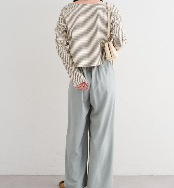  「【セットアップ対応/S.Mサイズ展開】B シャンブレーラップスラックス」|その他|
