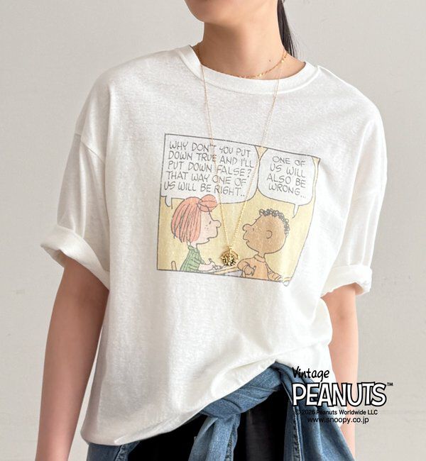  「PEANUTS Tシャツ」|Tシャツ・カットソー|オフホワイト