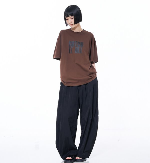 NOMINE「ロゴプリント オーバーサイズ Tシャツ｜2タイプ」|Tシャツ・カットソー|