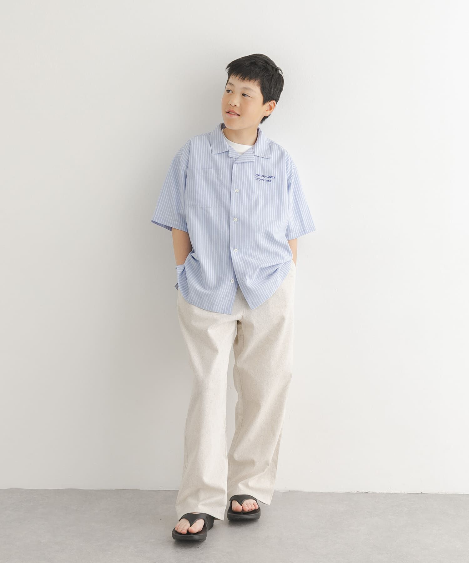 URBAN RESEARCH DOORS「『150サイズ』コットンリネンイージーパンツ(KIDS)」|その他|