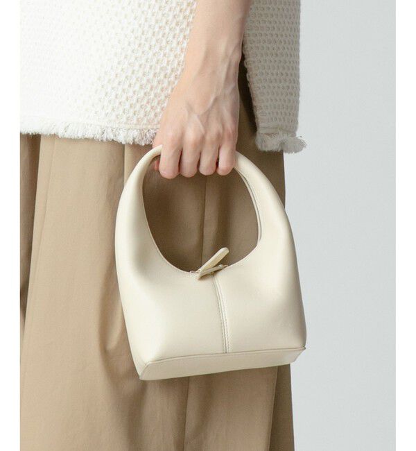 allureville「【FRENZLAUER(フランツロアー)】 MINI PANIER ハンドバッグ」|ショルダー・メッセンジャー|オフホワイト