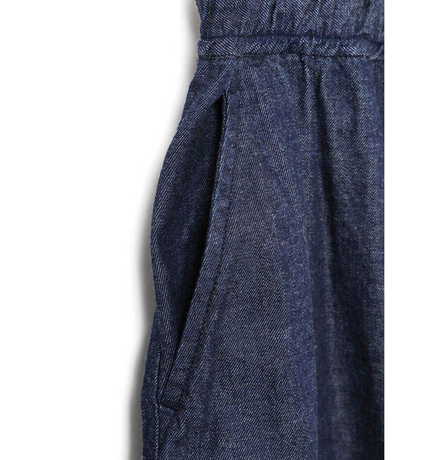 MARMARMAR「MARMARMAR カーブレッグイージーデニムパンツ」|カーゴ|