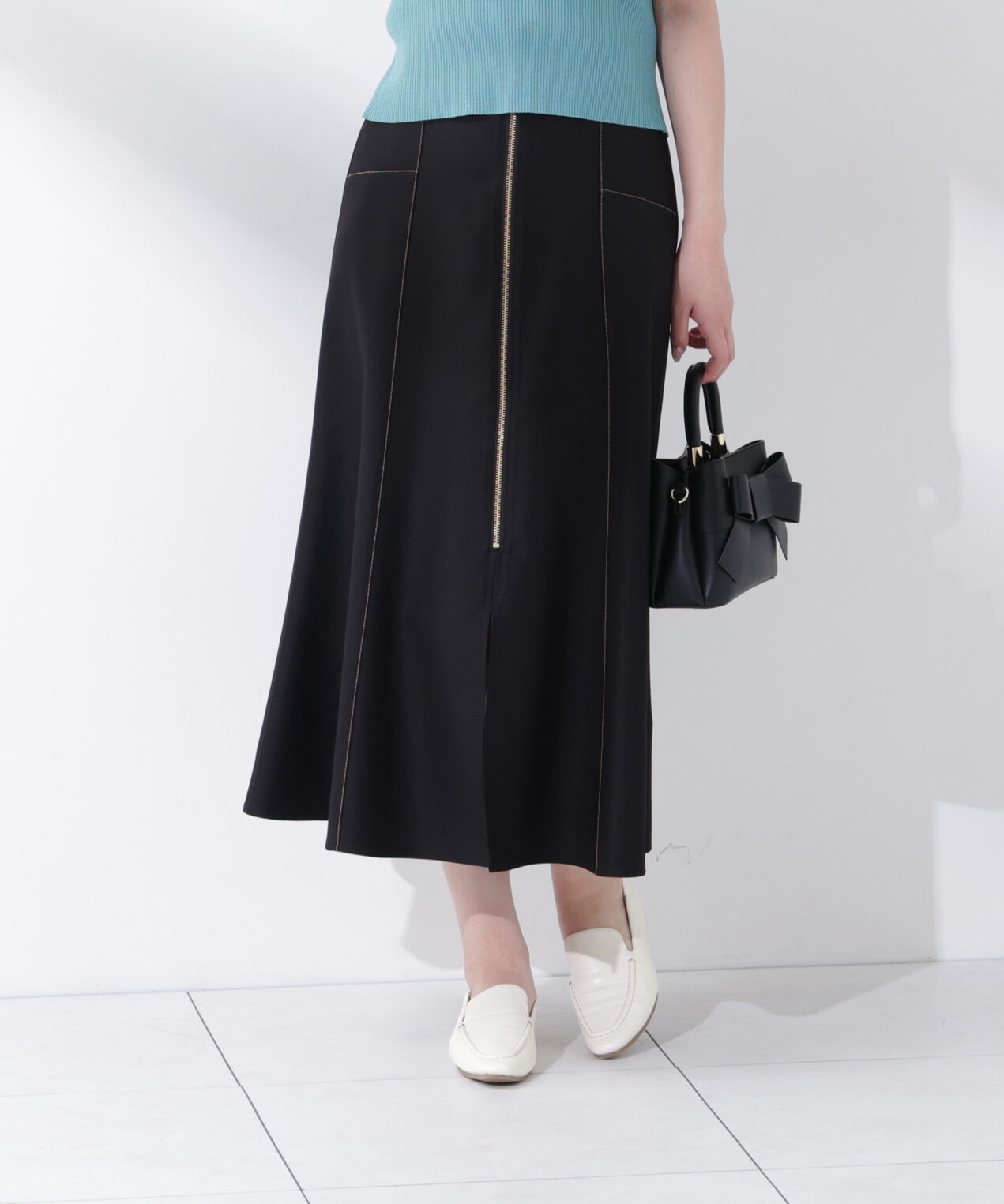 PROPORTION BODY DRESSING「＜中川紅葉さん着用＞フロントジップマーメードスカート」|スカート|