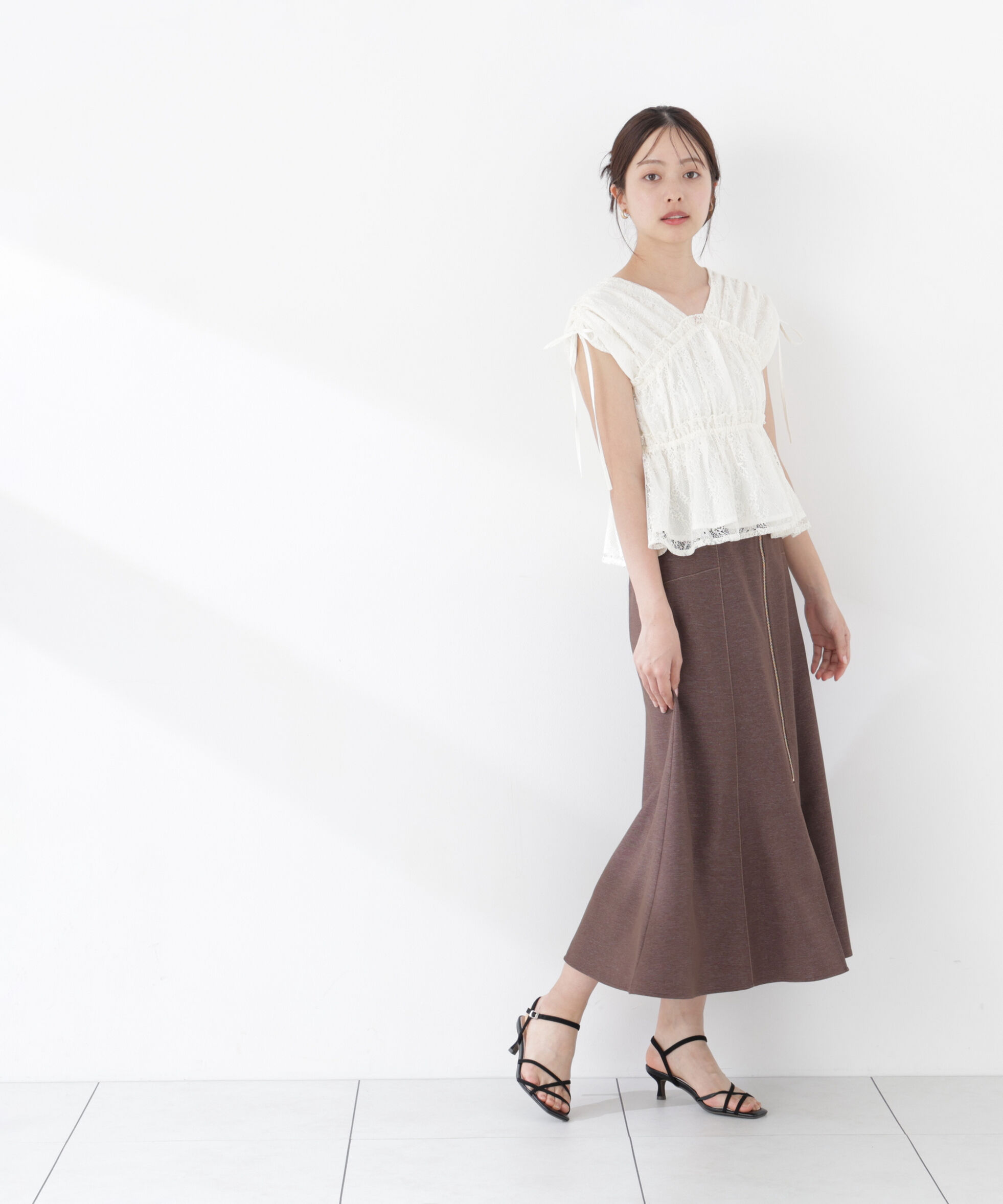 PROPORTION BODY DRESSING「＜中川紅葉さん着用＞フロントジップマーメードスカート」|スカート|