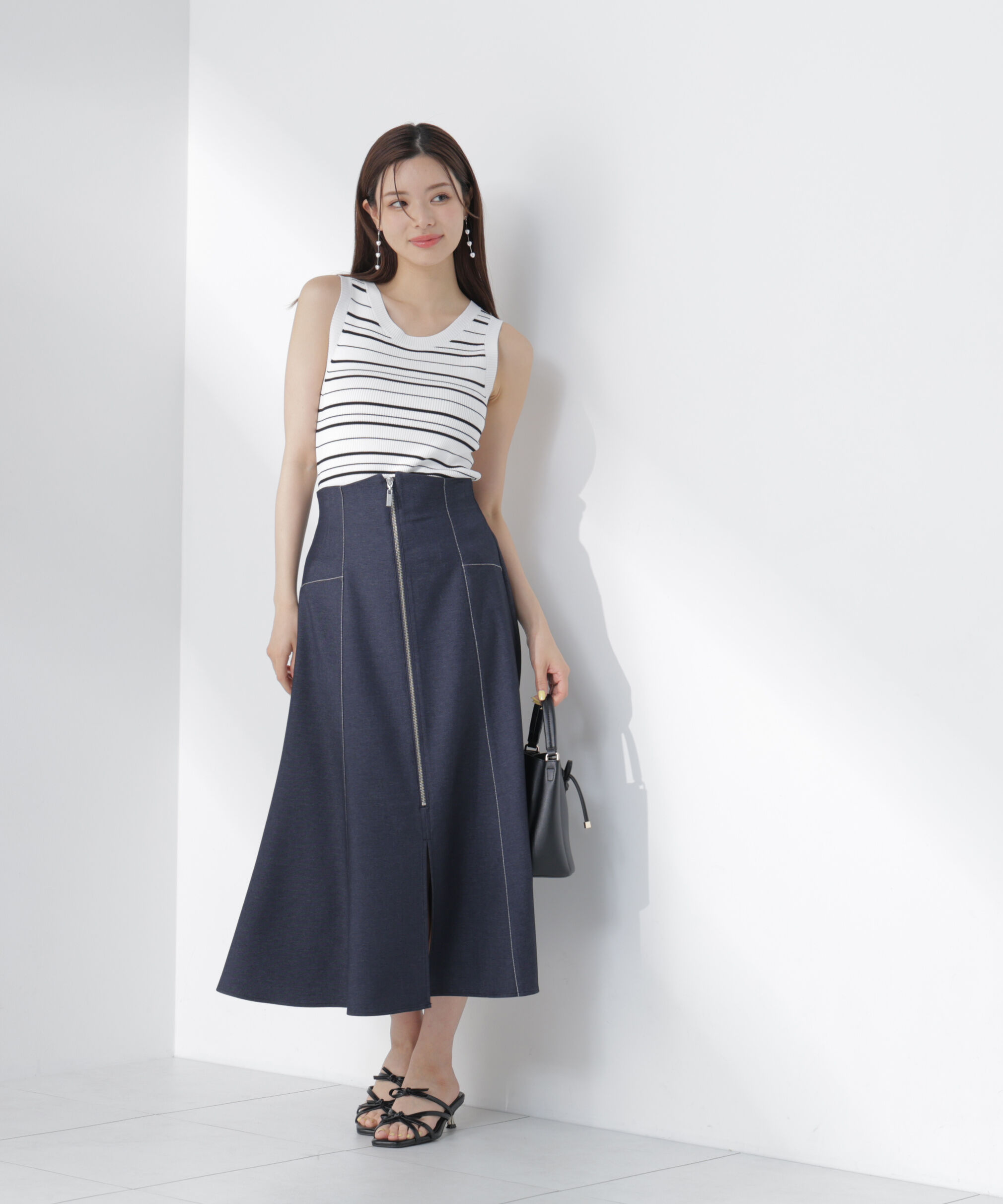 PROPORTION BODY DRESSING「＜中川紅葉さん着用＞フロントジップマーメードスカート」|スカート|