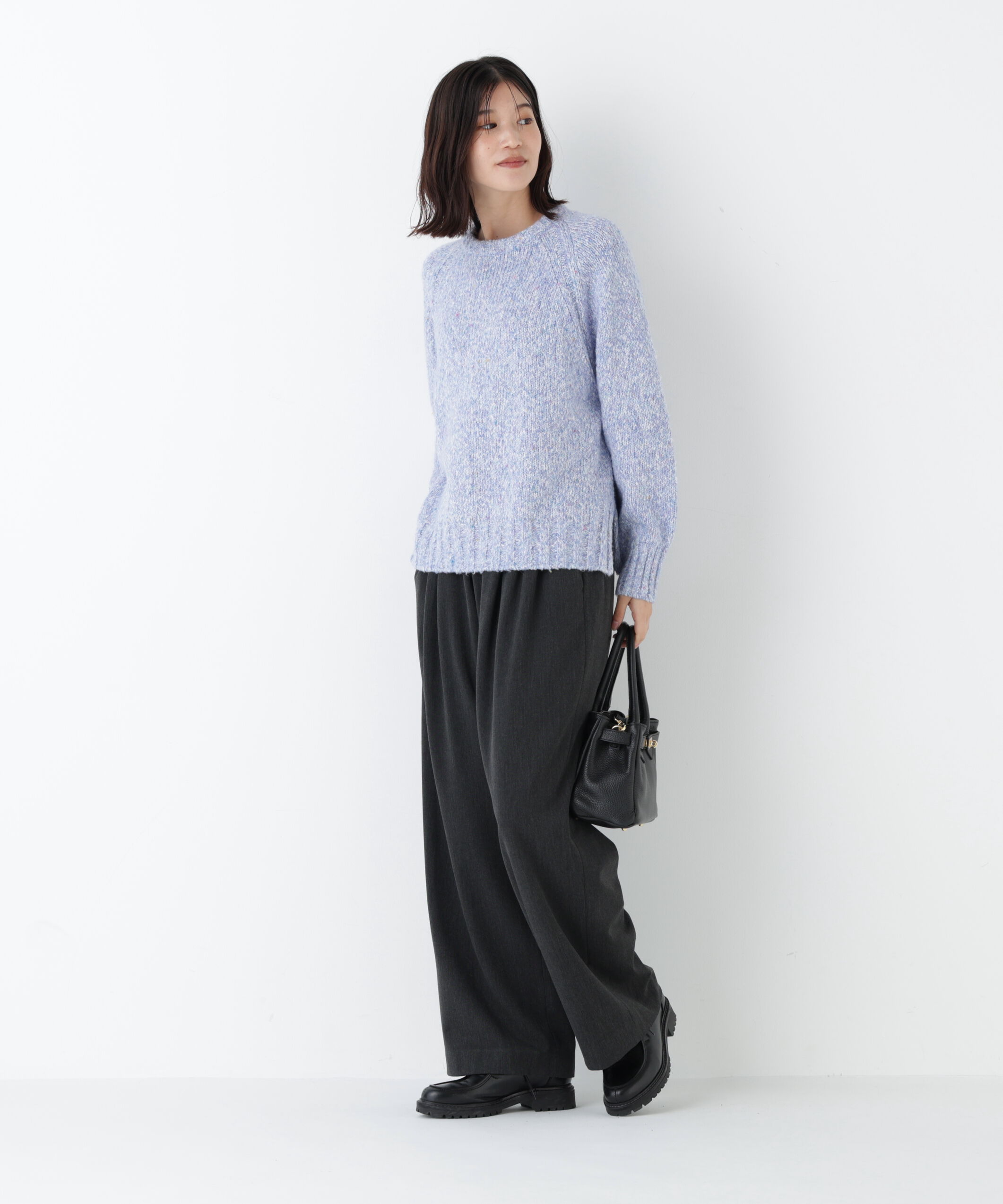  「裏起毛ワイドパンツ」|その他|