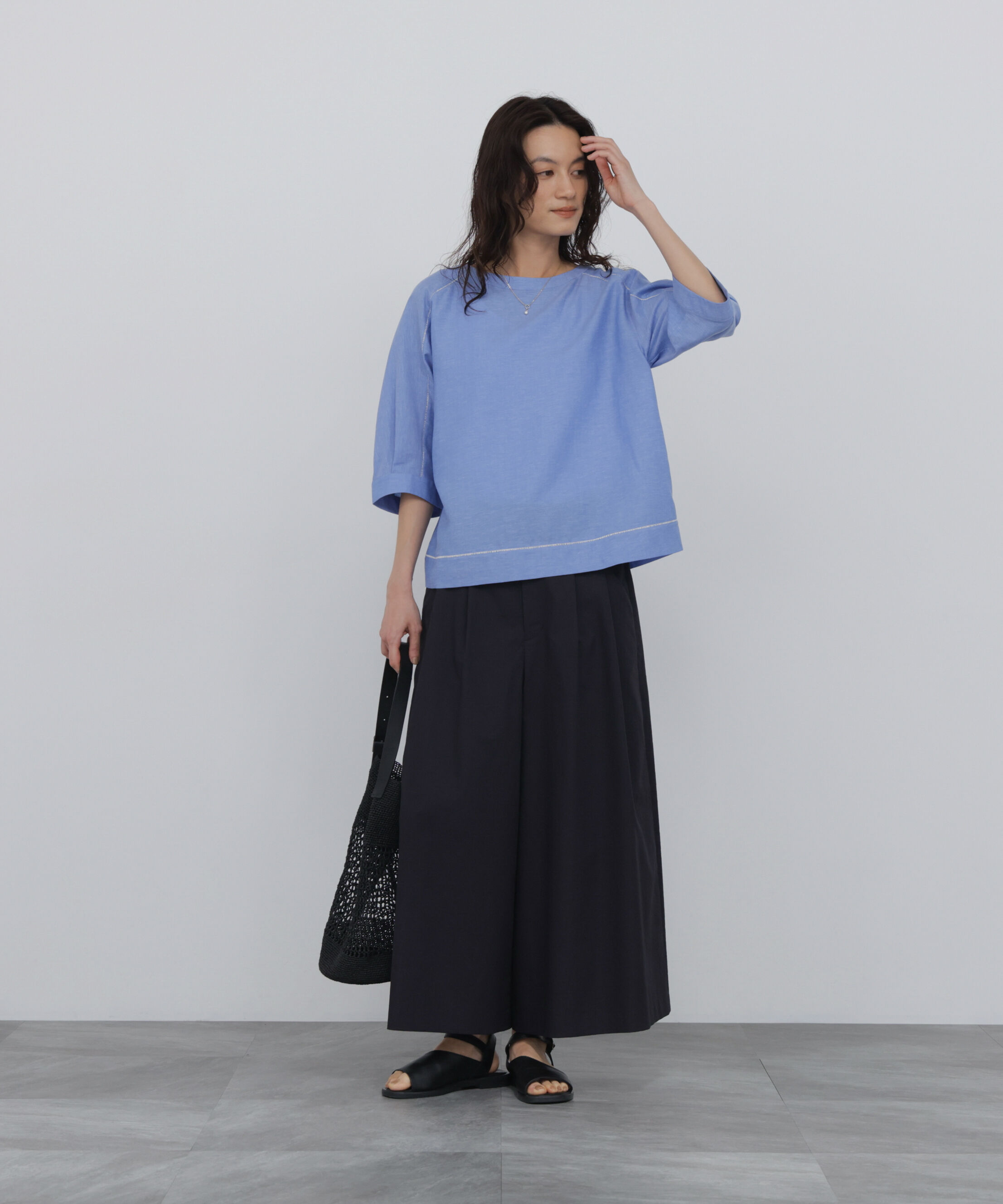  「《洗える / Good Price》ハシゴレースブラウス」|シャツ・ブラウス|