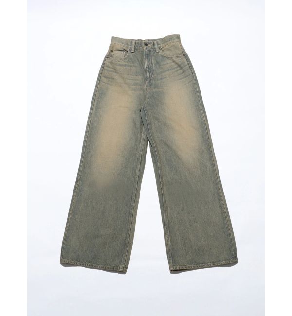 EMODA「【VEQUM】RIM WIDE JEANS」|デニム|アイスブルー