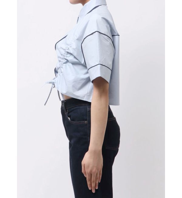 MURUA「バイカラーシャーリングシャツ」|シャツ・ブラウス|
