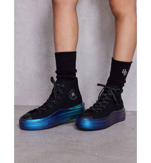 GYDA「コンバース ALL STAR LIGHT PLTS II HOLOSOLE HI」|スニーカー|ブラック