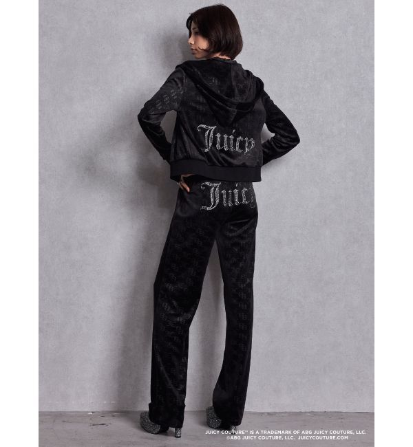 GYDA「GYDA&times;Juicy Couture GG JC Emboss Big Bling Velour Track Pants」|その他|