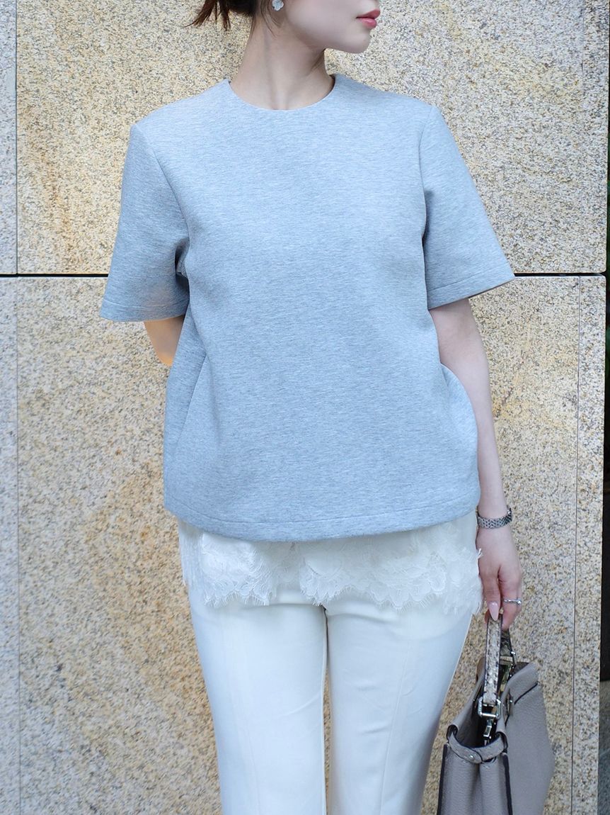 Mila Owen「【WEB限定カラー】キャミレイヤードダンボールＴシャツ」|Tシャツ・カットソー|