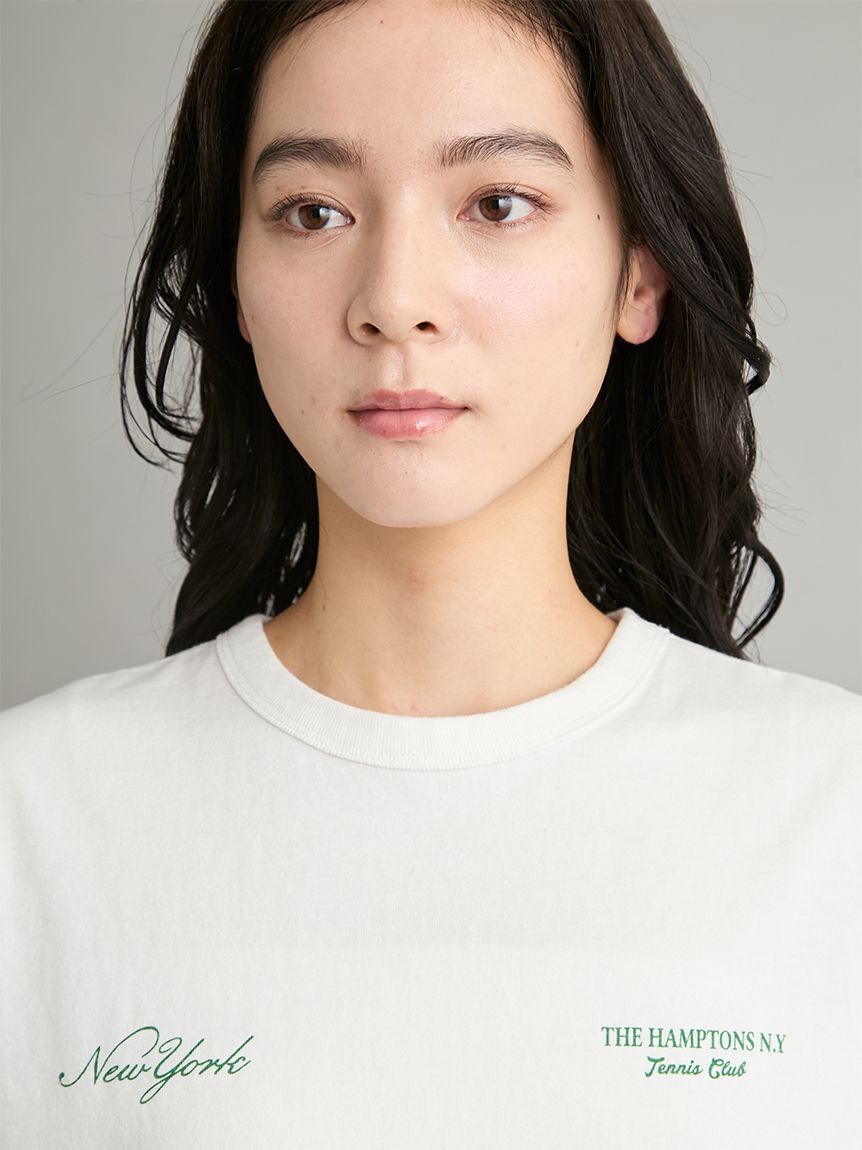 Mila Owen「TENNIS CLUBグラフィックＴシャツ」|Tシャツ・カットソー|