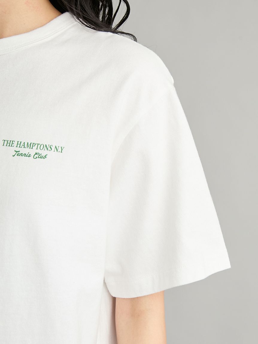 Mila Owen「TENNIS CLUBグラフィックＴシャツ」|Tシャツ・カットソー|