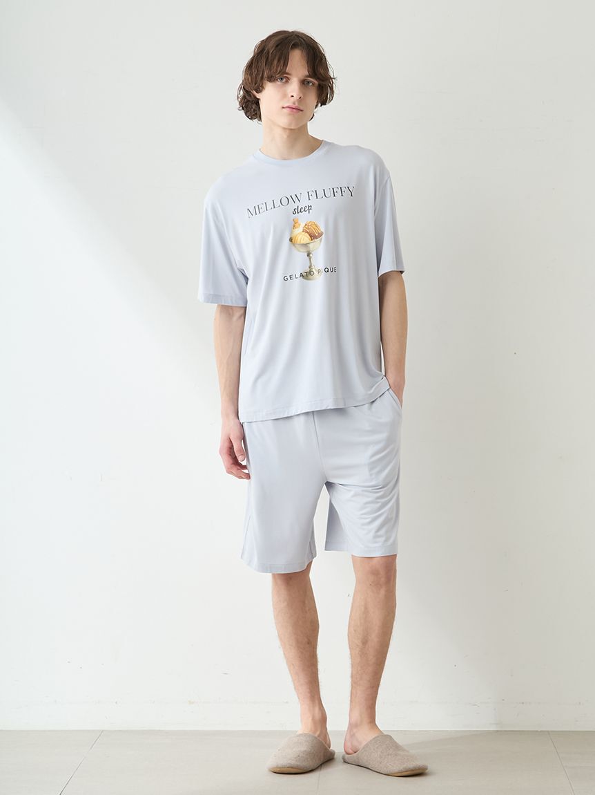 GELATO PIQUE HOMME「【HOMME】【接触冷感】COOLレーヨンロゴハーフパンツ」|その他|