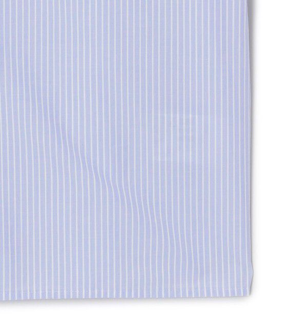 MACKINTOSH PHILOSOPHY「GREY LABEL ストライプバンドカラーショートスリーブシャツ」|シャツ・ブラウス|