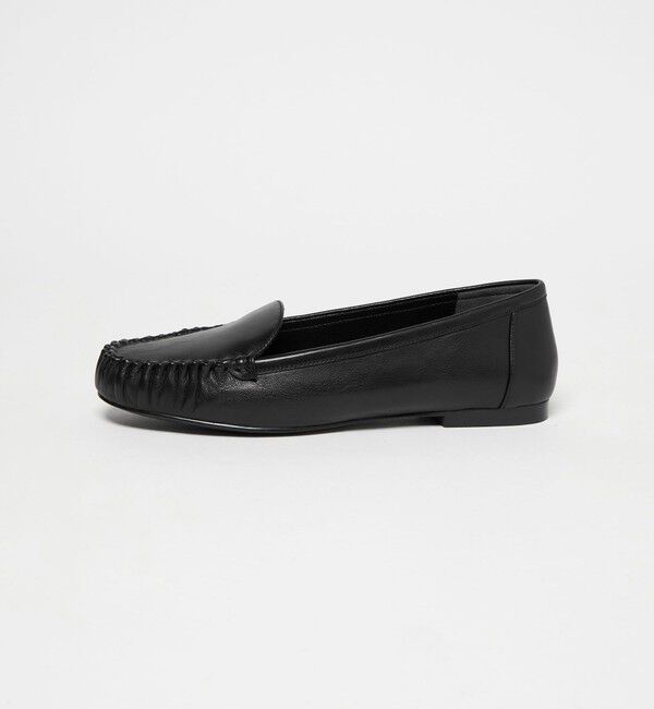 ODETTE E ODILE「プレーンハンドソーンモカ フラット15&uarr;」|モカシン|BLACK