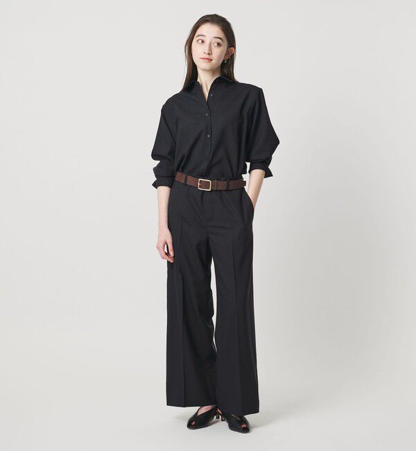 UNITED ARROWS「ノータック ストレート ワイドパンツ」|その他|