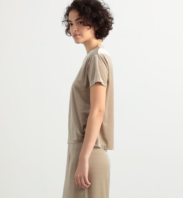 BACCA「inner piece ベロアジャージーTシャツ」|Tシャツ・カットソー|