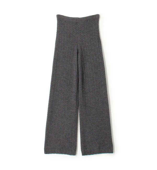 BACCA「ウールレース ナローストレートパンツ」|その他|17 チャコールグレー