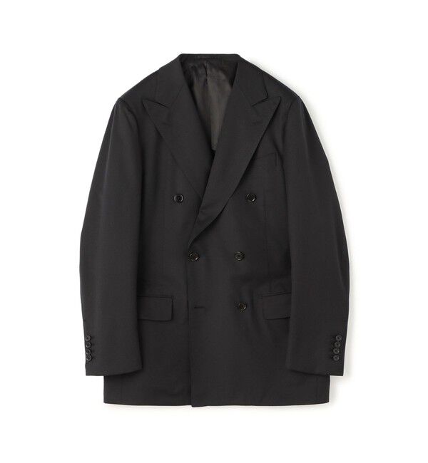 TOMORROWLAND MENS「ウールツイル ダブルブレステッド6Bジャケット HORIZON TWILL E.Zegna」|テーラードジャケット|19 ブラック