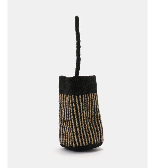 journal standard luxe「【SOIL】STRIPE SISAL ONE HANDLE BAG」|かごバッグ|