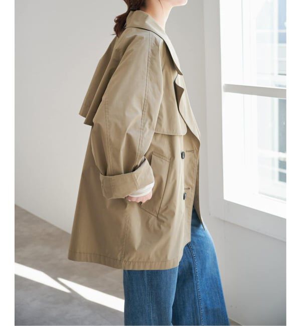 Spick and Span「《WEB限定 / 追加3》C/Pミドル丈トレンチコート」|トレンチコート|