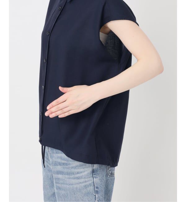 Spick and Span「《追加》ソフトブロードフレンチヘムギャザーシャツ」|シャツ・ブラウス|