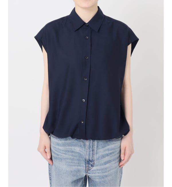 Spick and Span「《追加》ソフトブロードフレンチヘムギャザーシャツ」|シャツ・ブラウス|