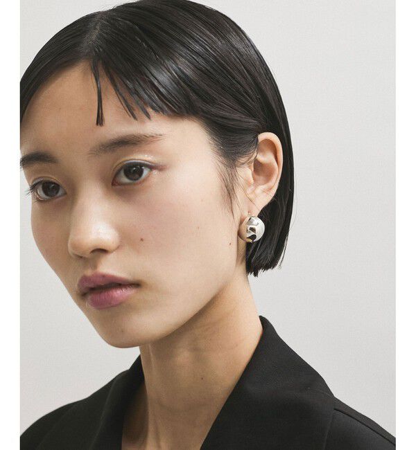 ADAM ET ROPE'「LES BIJOUX メタルボールピアス」|ピアス|シルバー