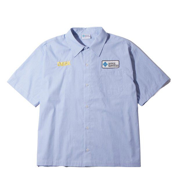  「【OFFICE SERVICES】DESKWORK SHIRT」|シャツ・ブラウス|サックスブルー