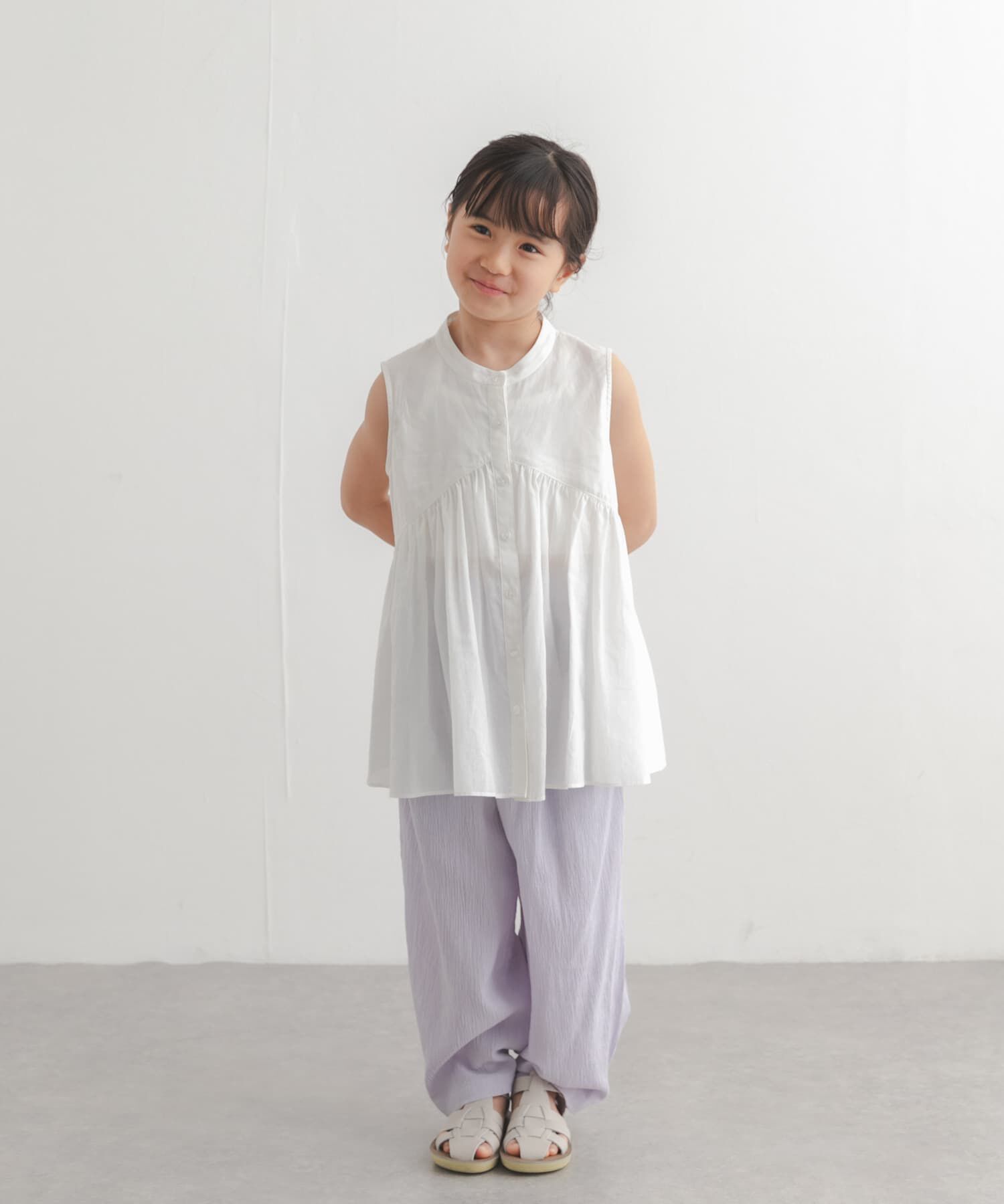 URBAN RESEARCH DOORS「『親子リンク』コットンボイル切替ブラウス(KIDS)」|その他|