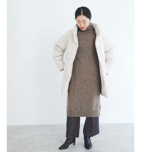 le.coeur blanc「サイドボタンメランジニットワンピース」|その他|
