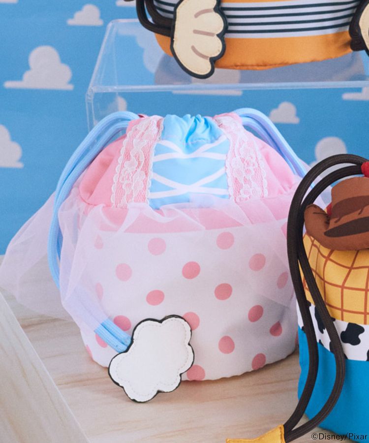 earth music&ecology「アソート巾着ポーチ/TOY STORY」|ポーチ|Pink