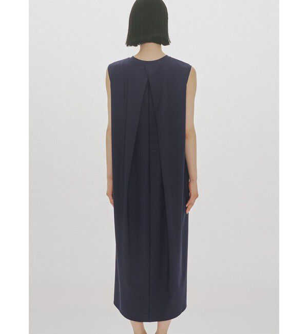 MIDIUMISOLID「MIDIUMISOLID for Ladies エッセンシャルバックタックドレス」|ワンピース|