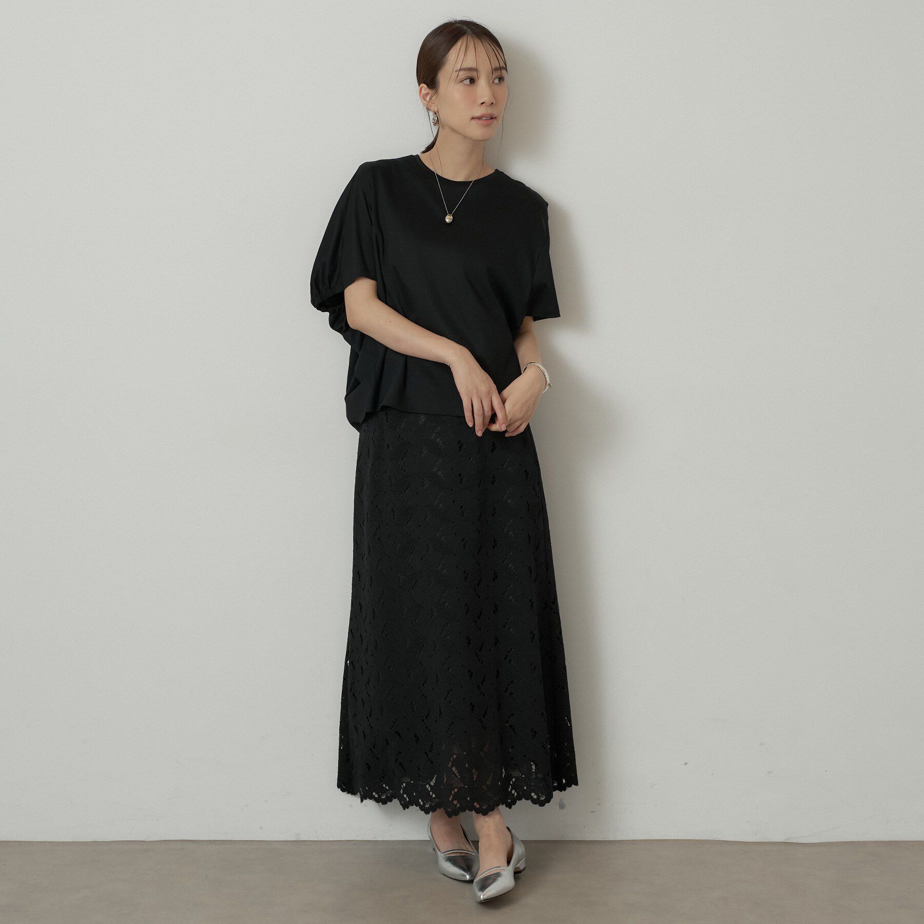 UNTITLED「【汗染み防止/コットン100】ドルマンプルオーバー」|Tシャツ・カットソー|