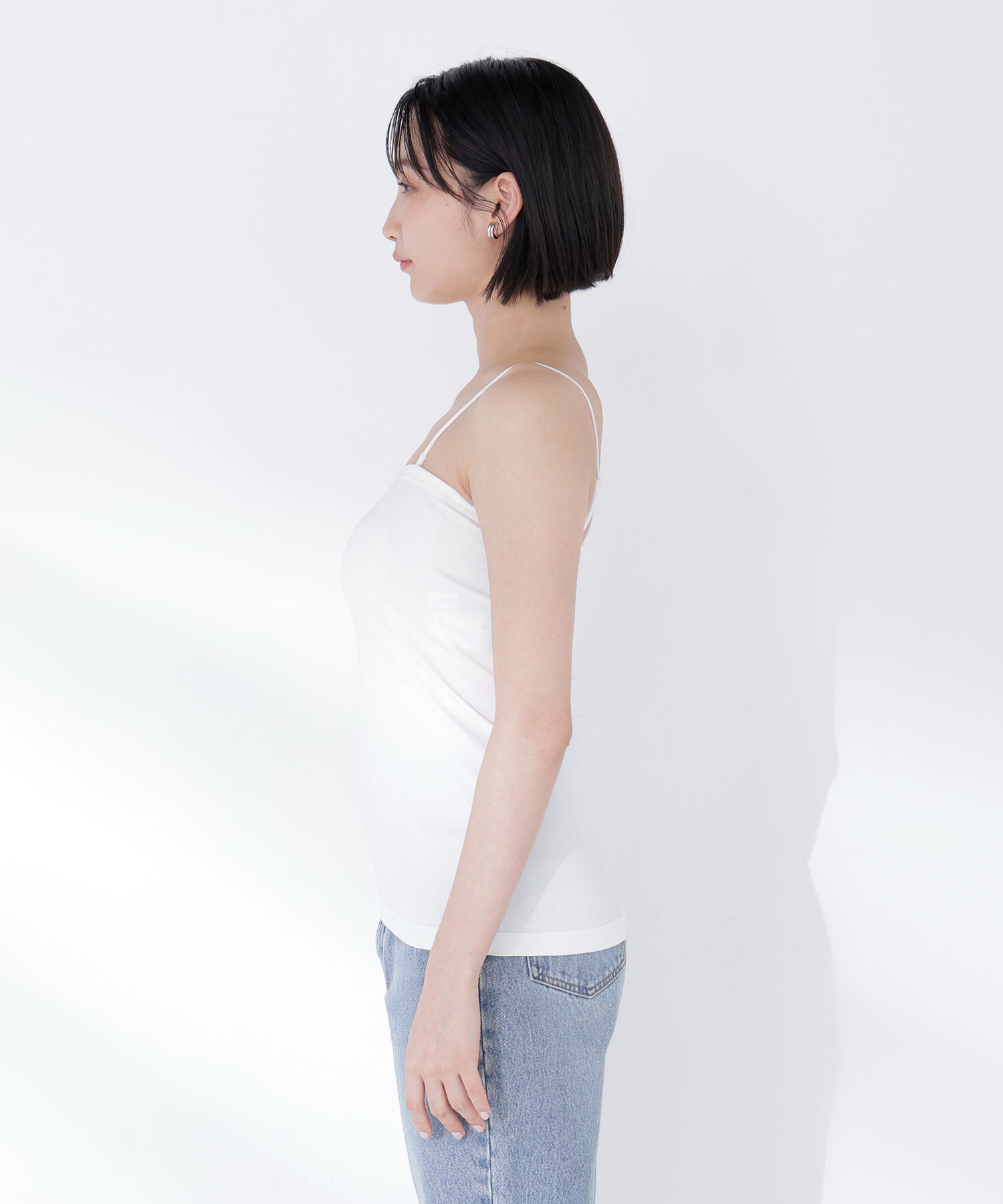  「カップ付インナーシリーズ ベアトップ」|Tシャツ・カットソー|