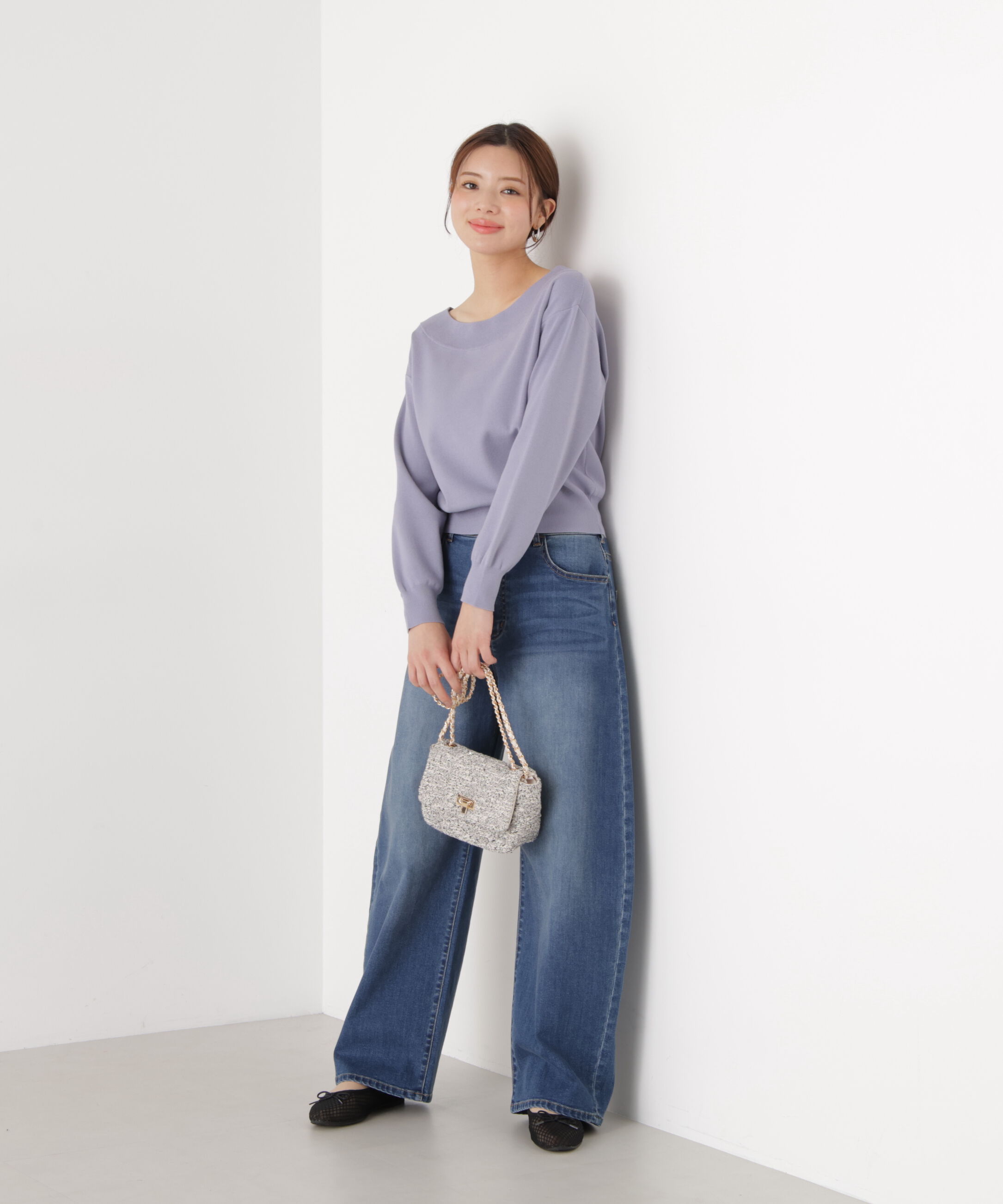 PROPORTION BODY DRESSING「2wayベーシックニット　　26SS」|ニット・セーター|