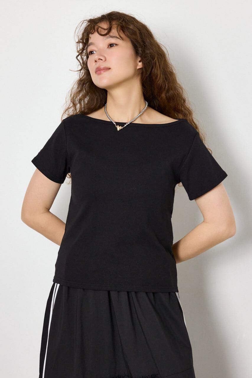 RODEO CROWNS「マルチWAYドレープTシャツ」|Tシャツ・カットソー|BLK