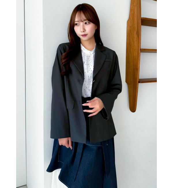dazzlin「【WEB限定】フリルプチハイタックブラウス」|シャツ・ブラウス|