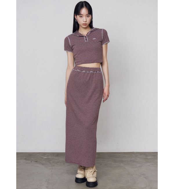 EMODA「レースラインフーディトップス」|Tシャツ・カットソー|