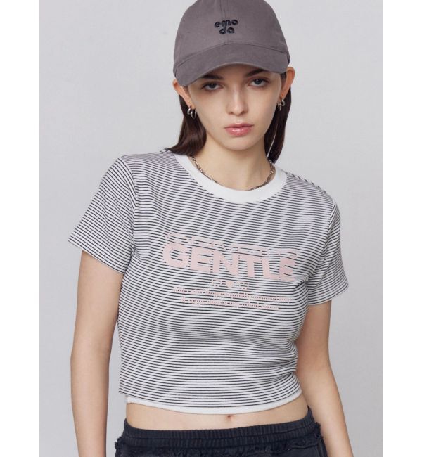 EMODA「ジェントルプリントTシャツ」|Tシャツ・カットソー|ホワイト