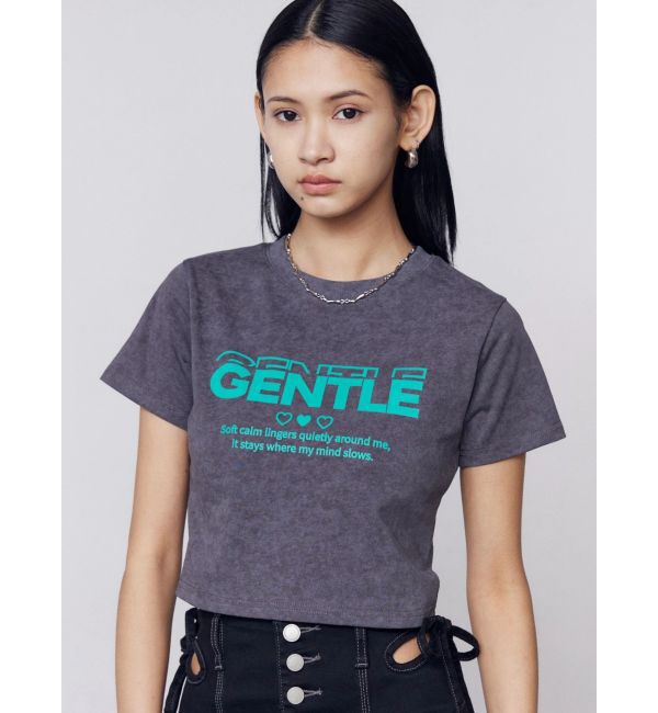 EMODA「ジェントルプリントTシャツ」|Tシャツ・カットソー|グレー