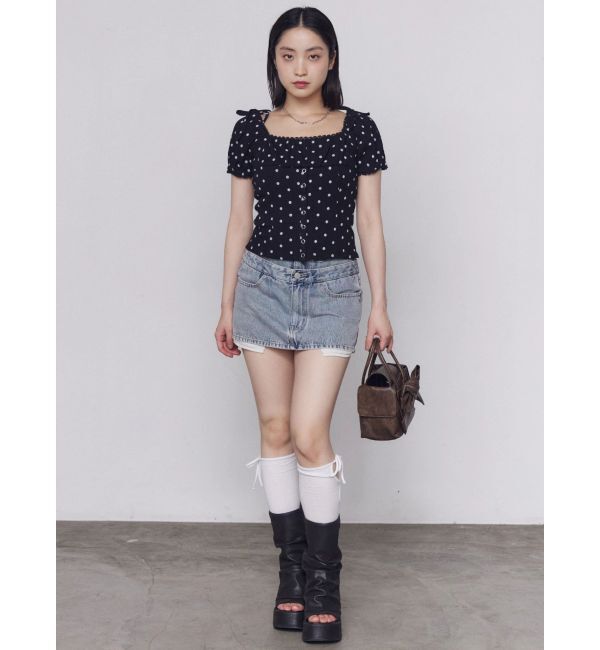EMODA「カットオフショルダートップス」|Tシャツ・カットソー|