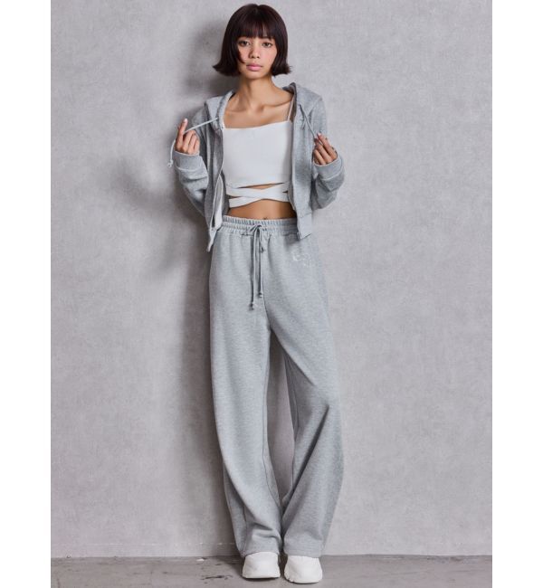 GYDA「GG chain glitter print straightパンツ」|その他|