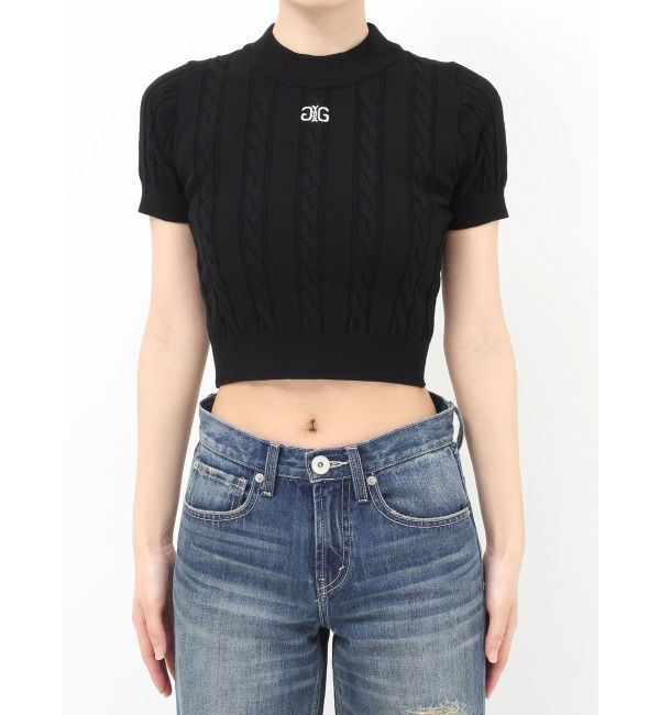 GYDA「Symmetry GYDAケーブルニットTOPS」|ニット・セーター|