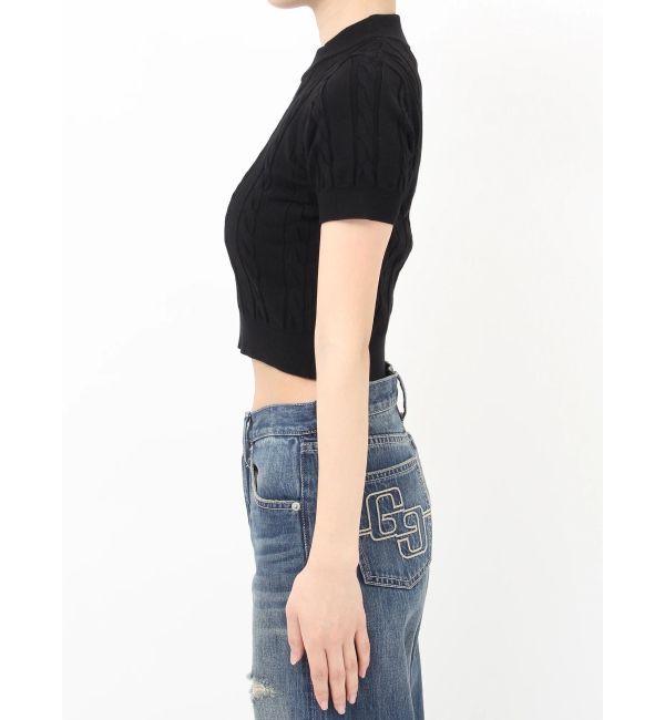 GYDA「Symmetry GYDAケーブルニットTOPS」|ニット・セーター|